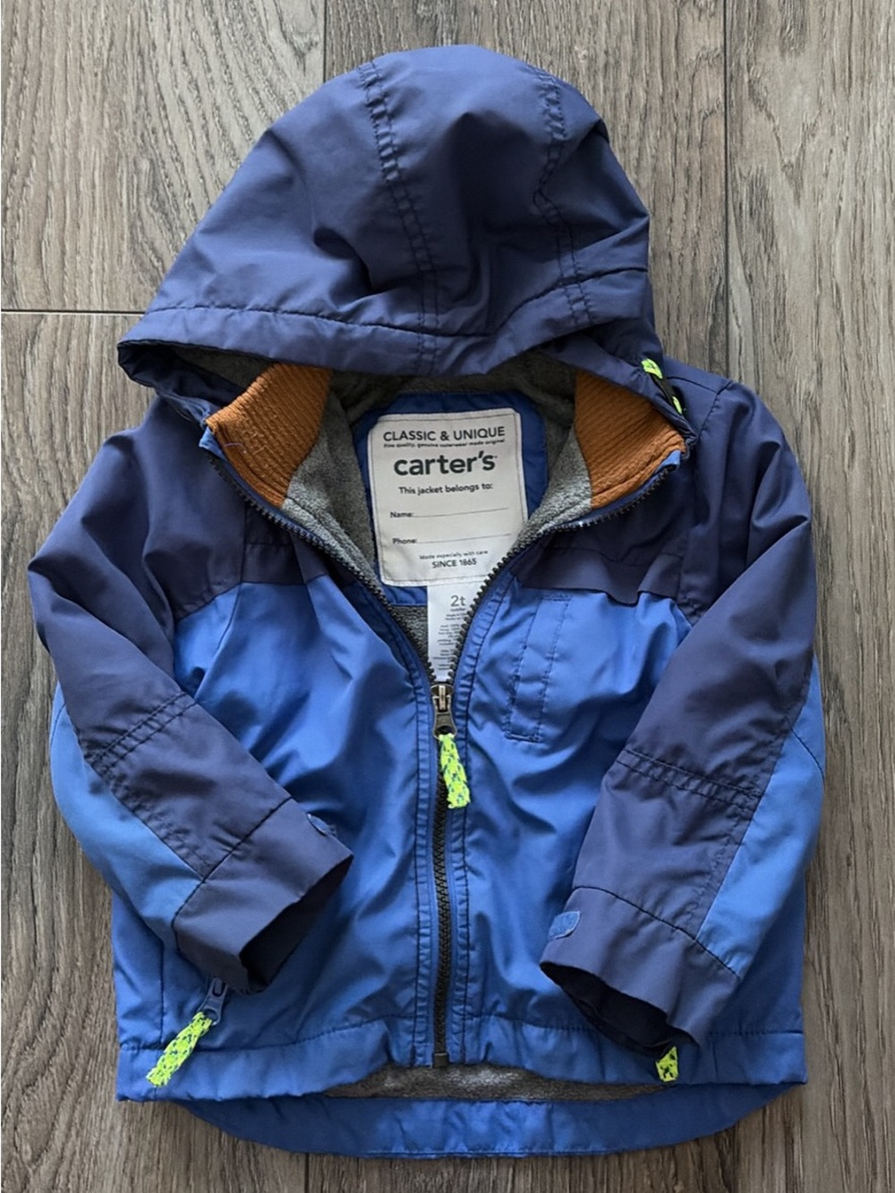 Spring jacket, 2T